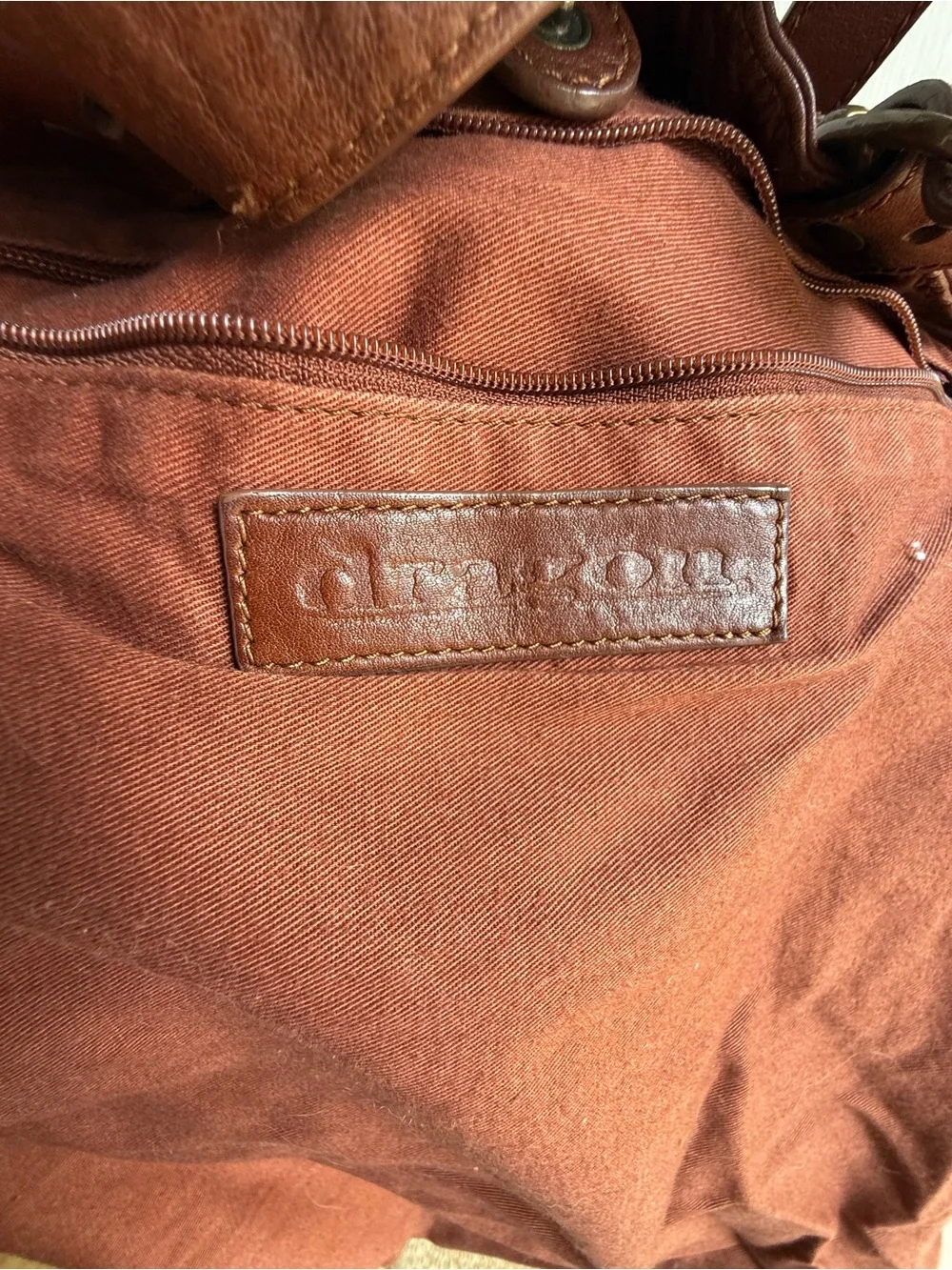 Dragon Diffusion Rust Brown Large Leather Shoulder Bag